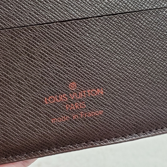 Louis Vuitton damier ebene DE men's bifold wallet - Picture 6 of 7